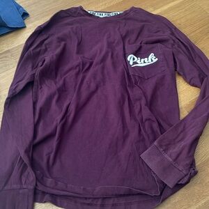 Long Sleeve Pink Tee